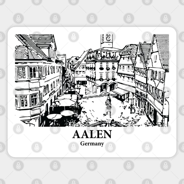 Aalen - Germany Magnet by Lakeric